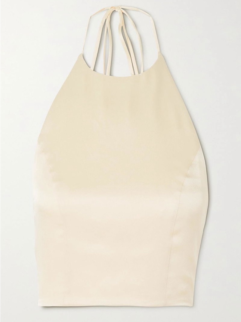 Anine Bing Leslie Top In Oyster